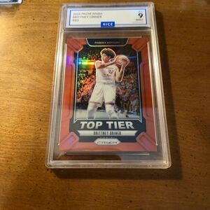 2024 Panini Prizm WNBA Top Tier Brittney Griner #12 Red Prizm Numbered 55/99